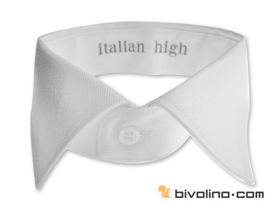 Italian high collar.